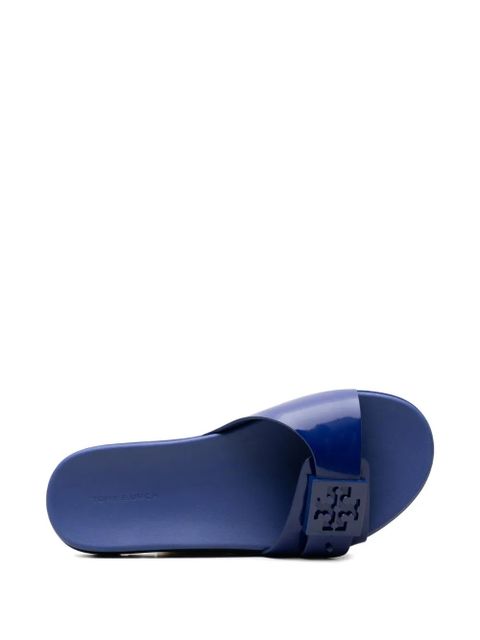 Tory Burch buckle-fastening slides - Blue