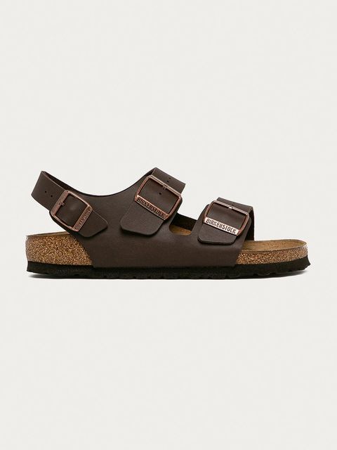 Birkenstock sandały Milano damskie kolor brązowy 34703 - zdjęcie produktu nr 1