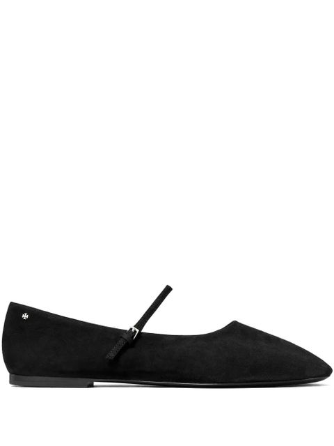 Tory Burch suede ballet flats - Black - zdjęcie produktu nr 1
