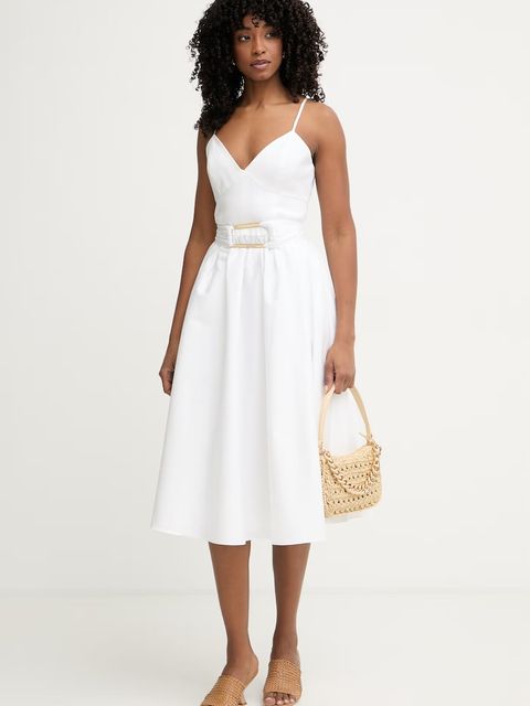Marciano by Guess sukienka rozkloszowana z bawełną ULLA - zdjęcie produktu nr 1