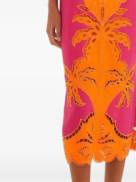 FARM Rio cut-out embroidered dress - Pink - zdjęcie produktu nr 2