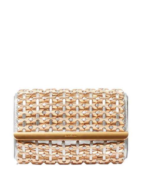Simkhai Rola beaded metallic clutch bag - Silver - zdjęcie produktu nr 2