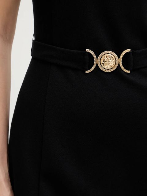 Guess sukienka CHRISSY kolor czarny mini prosta W5BK21 KCMU2