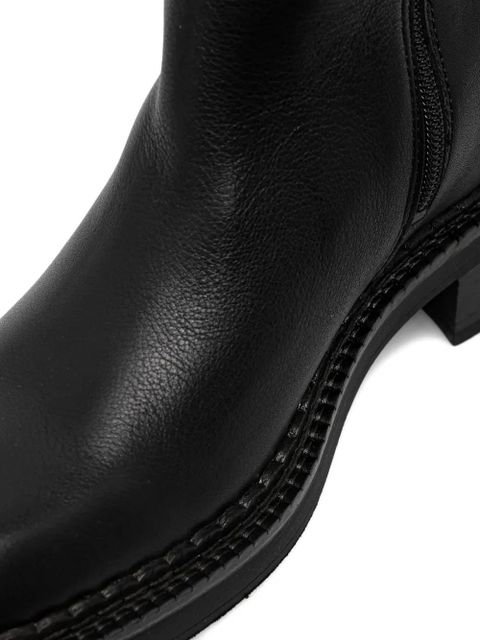 Copenhagen zip-fastening knee-high boots - Black