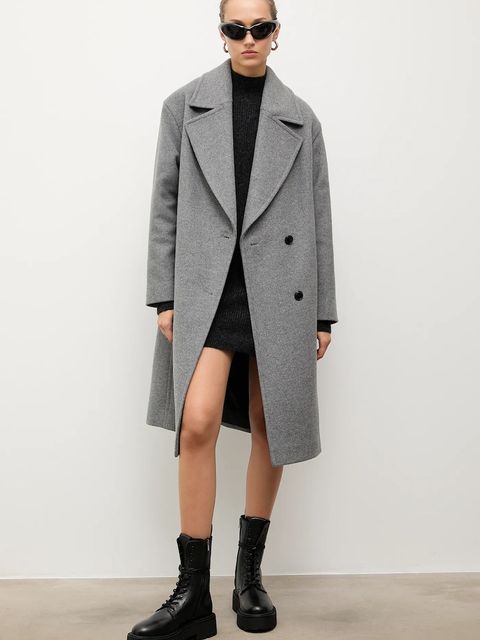 Answear.LAB workery skórzane kolor czarny na platformie