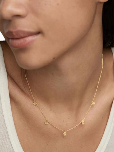 Monica Vinader Siren Muse Station necklace - Gold