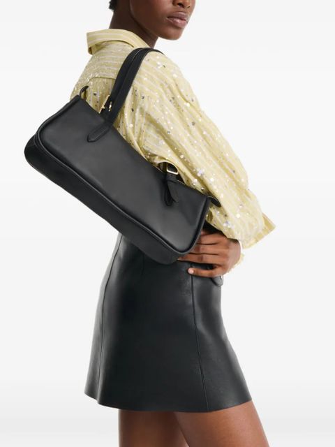 Longchamp L Looong buckle-strap shoulder bag - Black - zdjęcie produktu nr 2