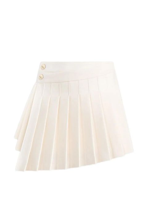 Manière De Voir Joelle asymmetric pleated mini skirt - Neutrals - zdjęcie produktu nr 1