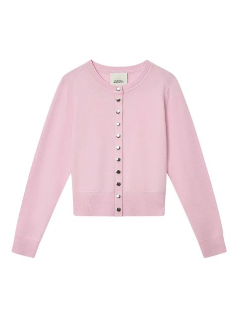 ISABEL MARANT Idesia button cardigan - Pink - zdjęcie produktu nr 1