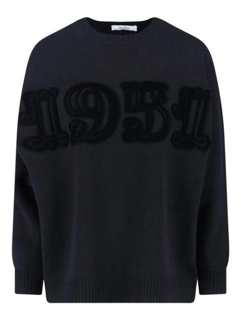 Max Mara 1951 logo sweater - Black - zdjęcie produktu nr 1