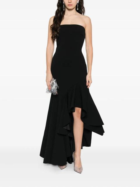 Solace London The Hani asymmetric dress - Black - zdjęcie produktu nr 2