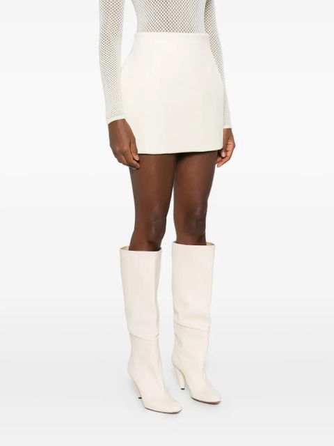 WARDROBE.NYC sculpted mini skirt - White