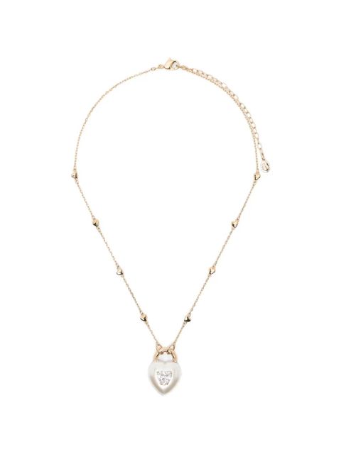 Swarovski heart-pendant necklace - Gold - zdjęcie produktu nr 1