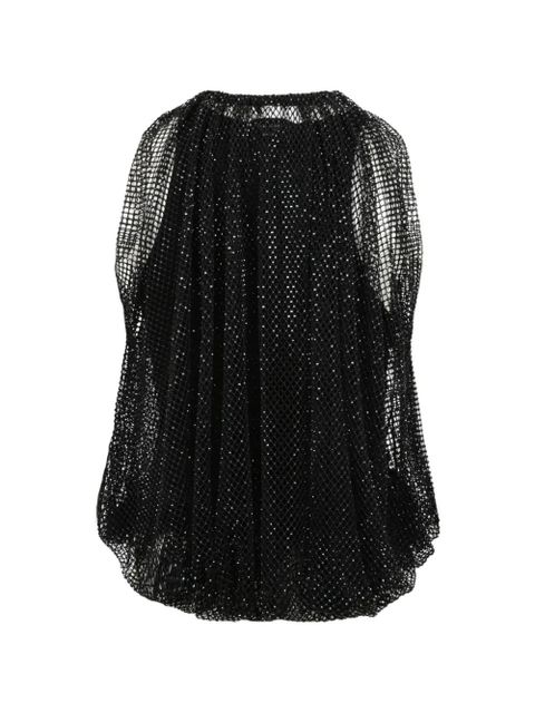 Sportmax Nodo crystal-embellished top - Black - zdjęcie produktu nr 2