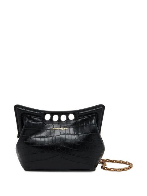 Alexander McQueen mini The Peak shoulder bag - Black - zdjęcie produktu nr 1