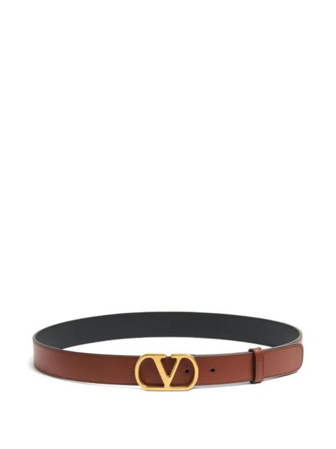 Valentino Garavani 30mm VLogo Signature belt - Brown - zdjęcie produktu nr 1