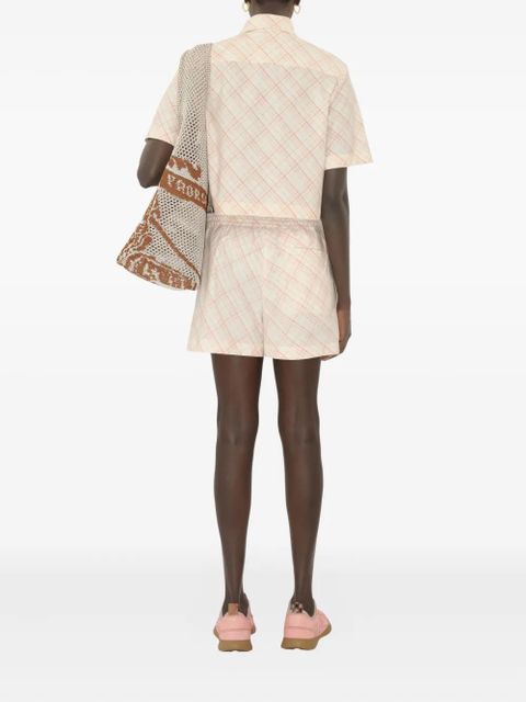 Burberry checked shorts - Neutrals