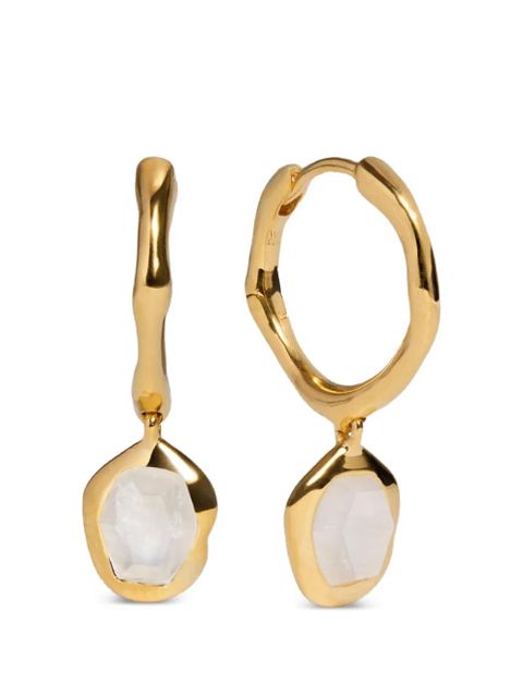 Monica Vinader Odyssey moonstone earrings - Gold - zdjęcie produktu nr 1