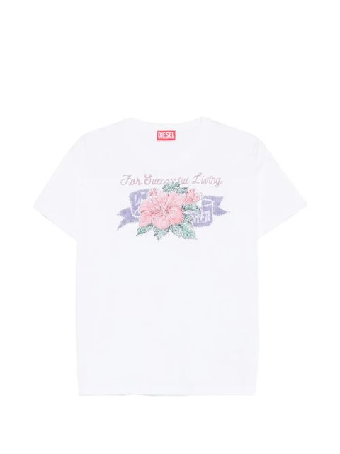 Diesel floral graphic T-shirt - White - zdjęcie produktu nr 1