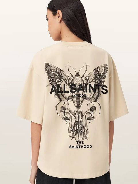 AllSaints t-shirt bawełniany HALIS - zdjęcie produktu nr 1