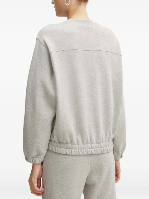 PINKO logo-patch sweatshirt - Grey