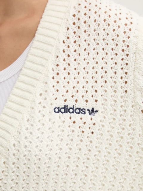 adidas Originals kardigan Cardigan damski kolor beżowy IX1049