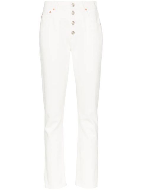 Balenciaga high waisted slim leg jeans - White - zdjęcie produktu nr 1