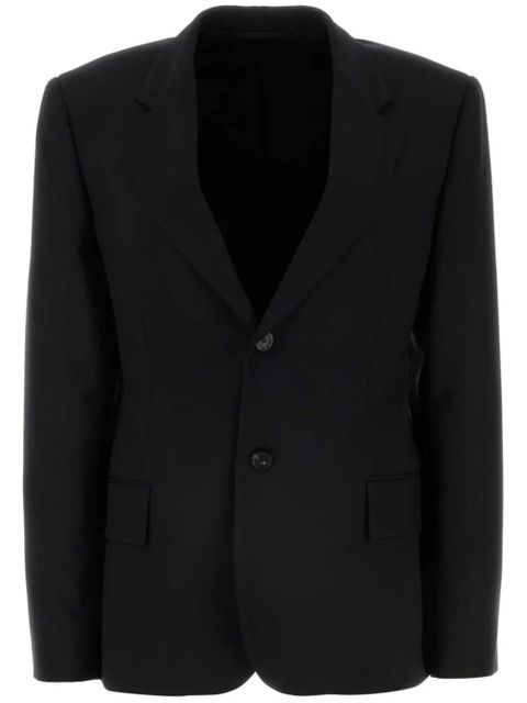 Balenciaga single-breasted wool blazer - Black - zdjęcie produktu nr 1
