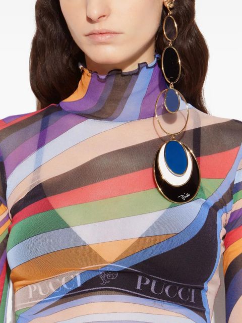 PUCCI Bersaglio drop earring - Gold - zdjęcie produktu nr 2