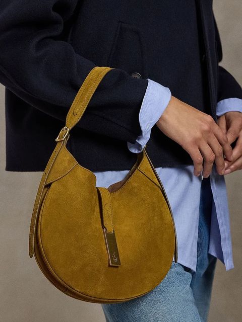 Polo Ralph Lauren torebka zamszowa