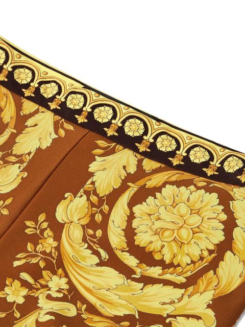 Versace Barocco print leggings - Brown
