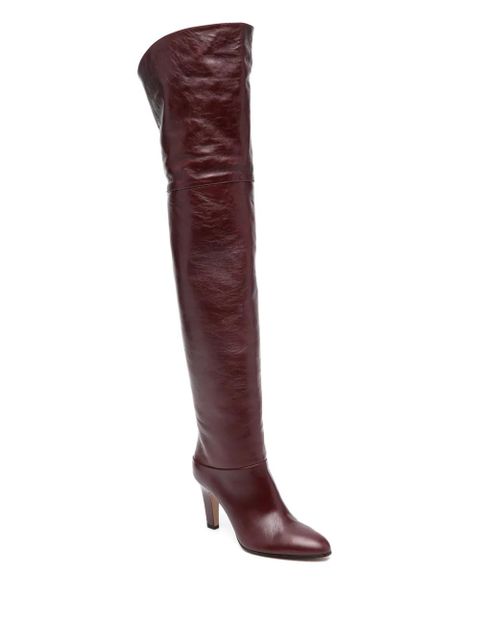 Chloé 80mm Eve boots - Red - zdjęcie produktu nr 2