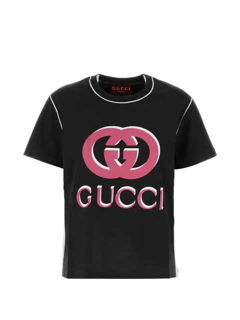 Gucci Interlocking G-logo T-shirt - Black - zdjęcie produktu nr 1