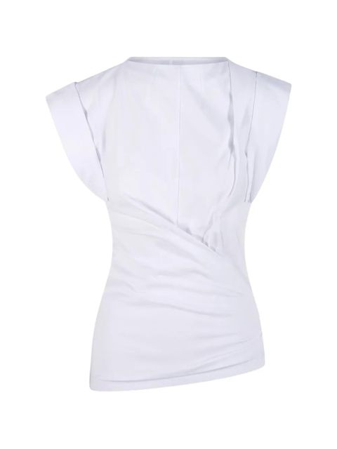MARANT ÉTOILE Maisan draped top - White - zdjęcie produktu nr 1