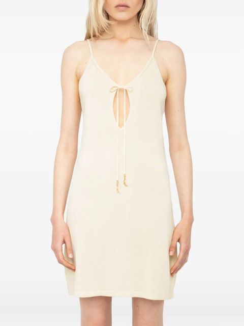 Zadig&Voltaire Savana mini dress - Neutrals