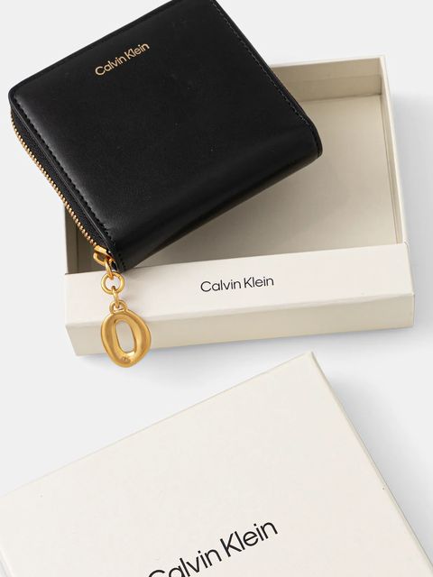 Calvin Klein portfel damski kolor czarny LV04F1044G