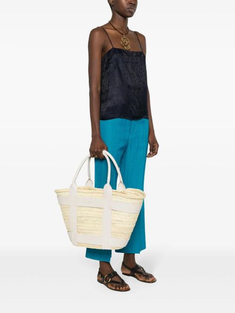 DeMellier The Maxi Santorini beach bag - Neutrals