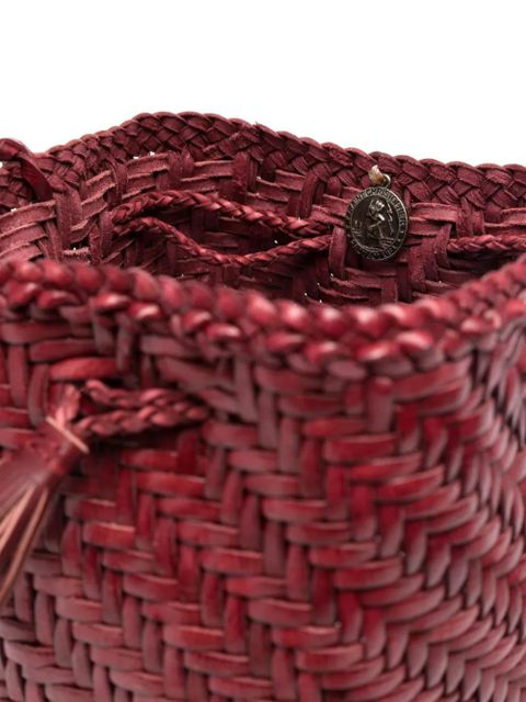 DRAGON DIFFUSION Pompom Double Jump bucket bag - Red