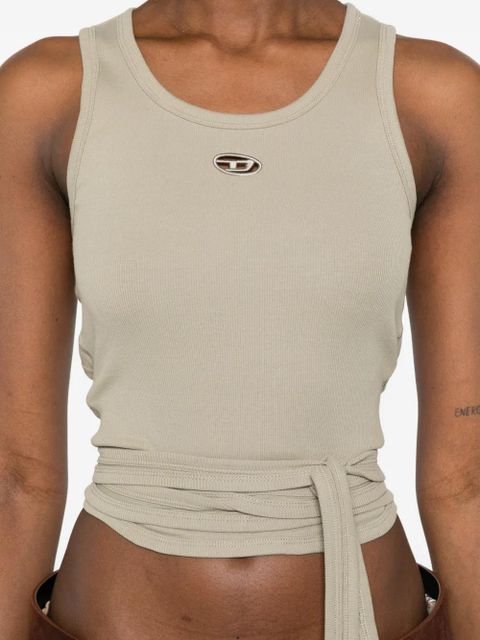 Diesel T-Anky-Tail tie-detail tank top - Neutrals