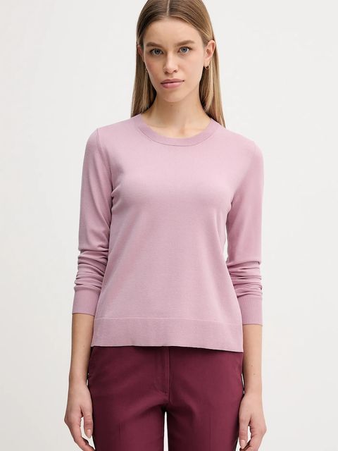 Sisley sweter damski kolor różowy lekki 17Q3M100F - zdjęcie produktu nr 1