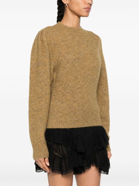 MARANT ÉTOILE Onnie brushed-effect jumper - Yellow