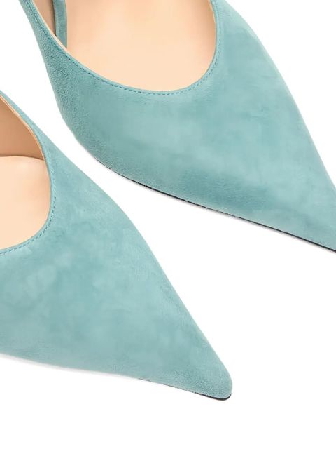 Casadei 100mm Superblade Camoscio pumps - Blue