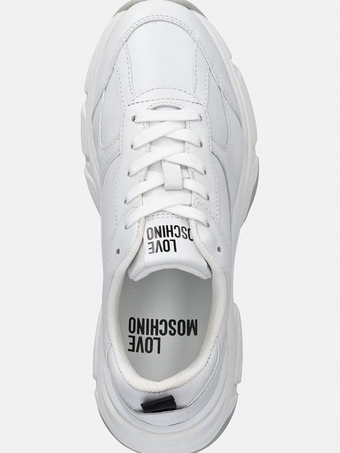 Love Moschino sneakersy skórzane