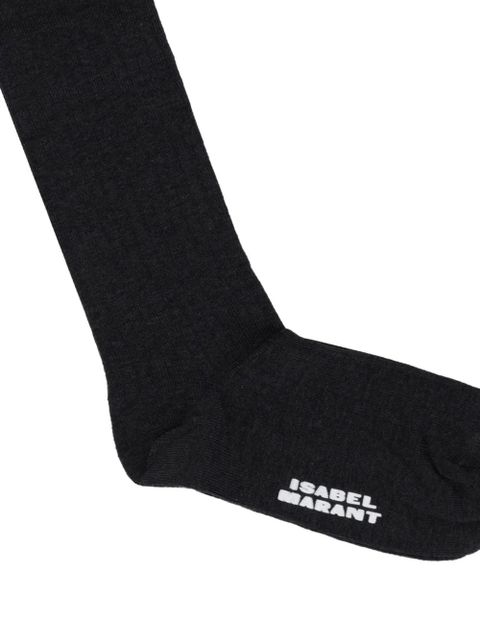 ISABEL MARANT Castel socks - Black - zdjęcie produktu nr 2