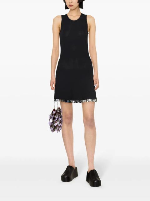 Rabanne paillete-detail sleeveless minidress - Black - zdjęcie produktu nr 2
