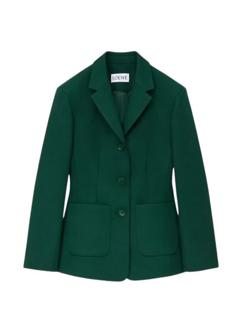 LOEWE wool blazer - Green - zdjęcie produktu nr 1