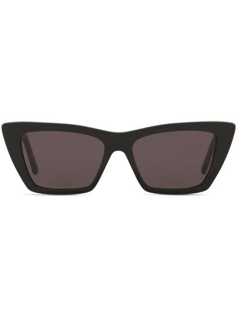 Saint Laurent Eyewear cat-eye frame tinted sunglasses - Black - zdjęcie produktu nr 1