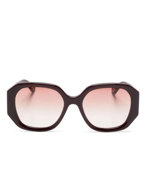 Chloé Eyewear Marcie square-frame sunglasses - Red - zdjęcie produktu nr 1