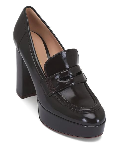 Gianvito Rossi platform heeled pumps - Brown