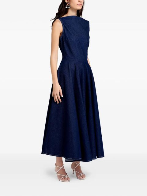 Marques'Almeida one-shoulder A-line midi dress - Blue - zdjęcie produktu nr 2